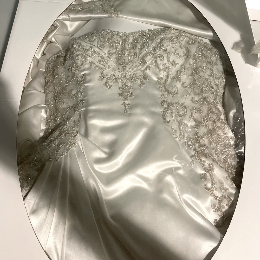 Bridal Gown with Veil